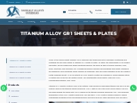  Titanium Alloy Gr 1 Sheets & Plates