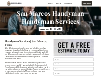 San Marcos Handyman | Handyman Services | San Marcos, Texas