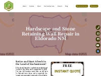 Hardscape   Stone Retaining Wall Repair in Eldorado New Mexico
