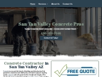            Concrete Contractor | Concrete Service | San Tan Valley AZ