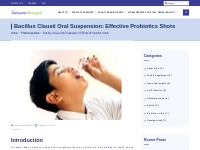 Bacillus clausii Oral Suspension: Effective probiotics shots