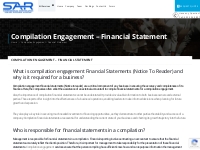 Compilation Engagement - Financial Statement Preparation Services
