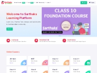 Sarthaks eConnect: Online Courses - Best Live Classes For Class 7-12, 