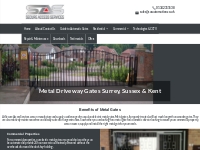 Metal Driveway Gates Surrey, Sussex, Kent   Hampshire