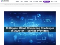 10 Biggest Cloud Computing Challenges in 2020 for IT Service Providers