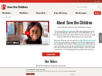 About Us | Save the Children