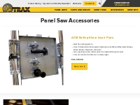 Panel Saw Accessories [Increase Efficiency] Wide Range of Products