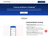 Component Number Scanning | Scanflow