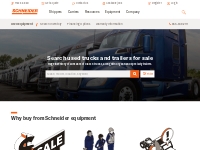   	Used Semi-Trucks and Trailers | Schneider