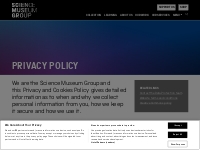 Privacy Policy | Science Museum Group
