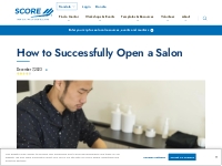 How to Successfully Open a Salon | SCORE