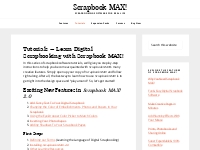 Tutorials - Learn Digital Scrapbooking with Scrapbook MAX! - Scrapbook