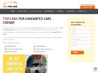 Cash For Unwanted Cars Removal Sydney Get UpTo $8999 Call Us Now!
