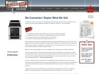 Appliance Scratch   Dent Outlet Canada :: Home Appliance Repair Servic