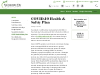 COVID Health   Safety Plan - Sacramento City Unified School District
