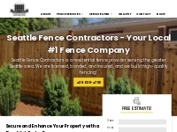            Seattle Fence Contractors | Cedar Fence Company Seattle Wa