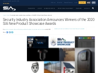 Security Industry Association Announces Winners of the 2020 SIA New Pr