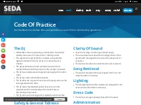 Code Of Practice | SEDA