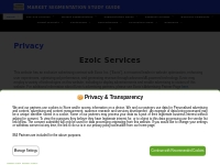 Privacy - Market Segmentation Study Guide