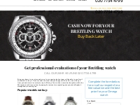 Cash Now - Buy Back Later | Sell Breitling Watch