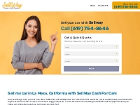 Cash For Cars La Mesa (619) 754-8646