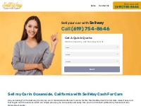 Cash For Cars Oceanside (619) 754-8646