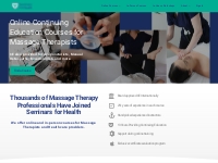 Massage Therapy Courses Online Canada USA Australia