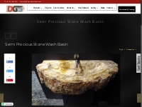 Semi Precious Stone Wash Basin  | Divya Gem Stonex