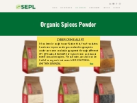 Sepl India :  Organic Spices Powder