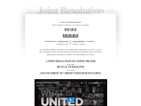   SermonAudio - Joint Resolution of United Prayer