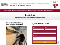 Contact us - Severna Garage Door Repair (443) 261-0052