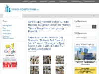 Sewa Apartemen di Grogol Jakarta Barat Harian Bulanan Tahunan