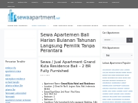 Sewa Apartemen Bali Full Furnished/Unfurnished (Kosong) Tanpa Perantar