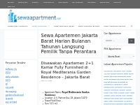 Sewa Apartemen Jakarta Barat Full Furnished/Unfurnished (Kosong) Tanpa