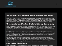 Conversations Unleashed: Building Community Through Twitter Chats