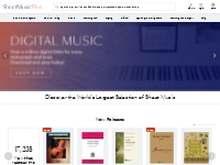 Shop   Download 2 Million+ Sheet Music Titles | Sheet Music Plus