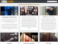 House Security - Burglary Prevention - Locks - Sneak - Glass