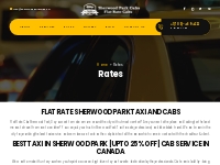 Book Flat Rate Cab in Sherwood Park at Upto 25% Off