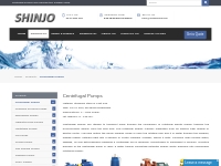 Centrifugal Pumps From Manufacturer Supplier China - Shinjo