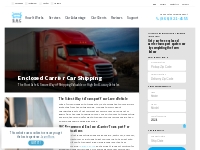 Enclosed Carrier Car Shipping Solutions - Ship A Car, Inc.