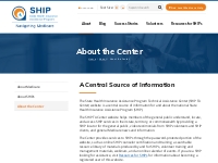 About the Center | State Health Insurance Assistance Programs