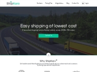 ShipKaro - Easy shipping at lowest cost