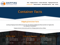 Shipping Container Facts | Shipping Containers Web
