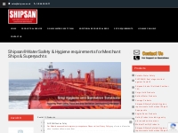 Shipsan   Ship Sanitation Certificate testing and compliance