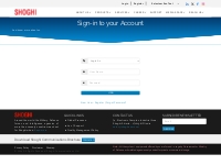 Shoghi Communications Ltd - Panel Login Page