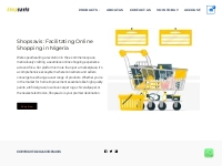 Shopsavis: Facilitating Online Shopping in Nigeria
