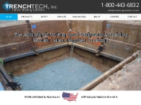 TrenchTech, Inc. - Aluminum Trench Boxes | Hydraulic Shoring | Slide R