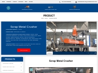 ​Scrap Metal Crusher, Metal Hammer Crusher Recycling Equipment, Metal 