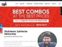 Shubham Sukhlecha Mentorship | Best mentor for CA CS guidance | Online
