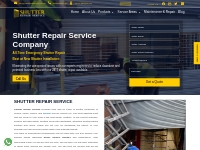 Shutter Repair Service in London | Shutterrepairservice.co.uk